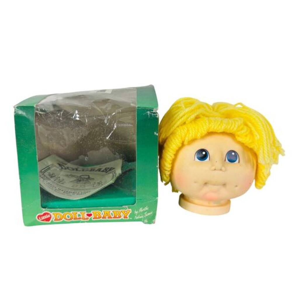 5 for $25| Original Doll Baby Doll‎ Head by Martha Nelson Blonde Ponytail